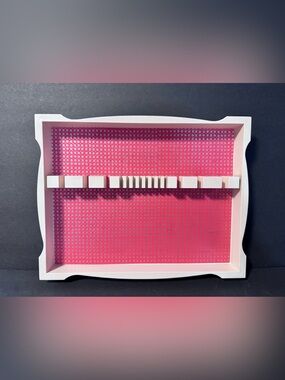 Vintage White MCM Oneida flatware storage tray drawer Insert plastic.